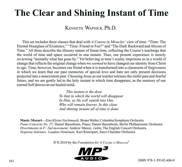 The Clear and Shining Instant of Time [MP3]