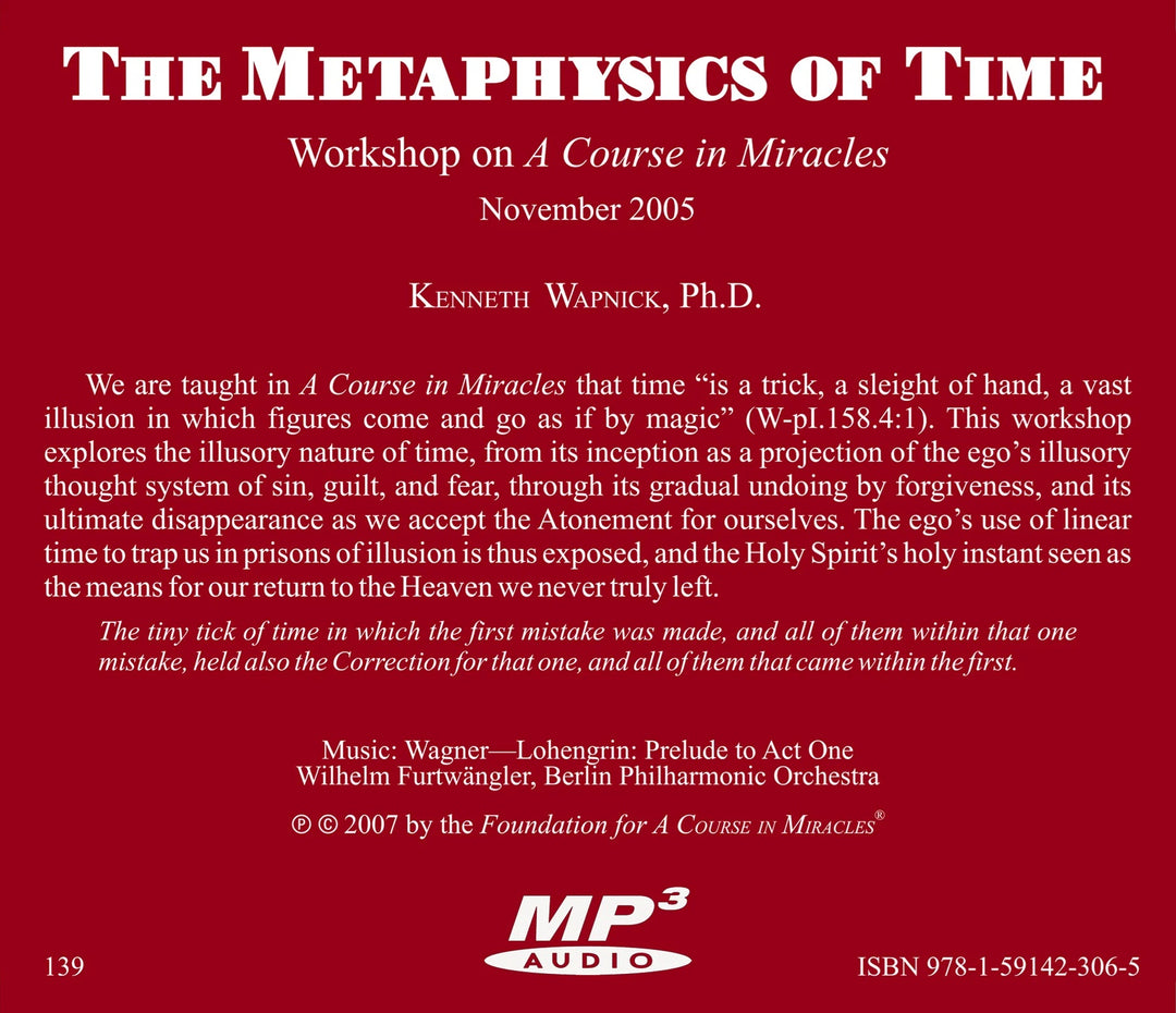The Metaphysics of Time [MP3]