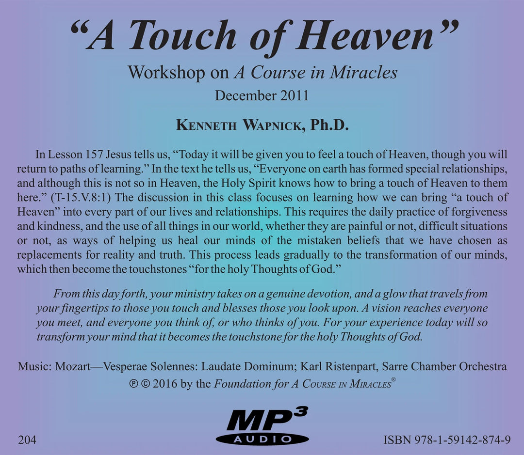 "A Touch of Heaven" [MP3]