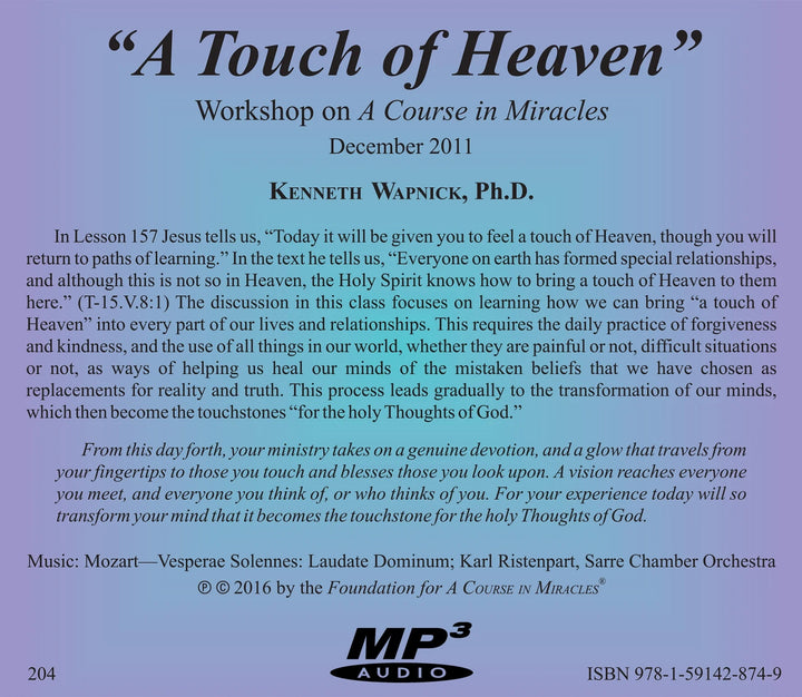 "A Touch of Heaven" [MP3]