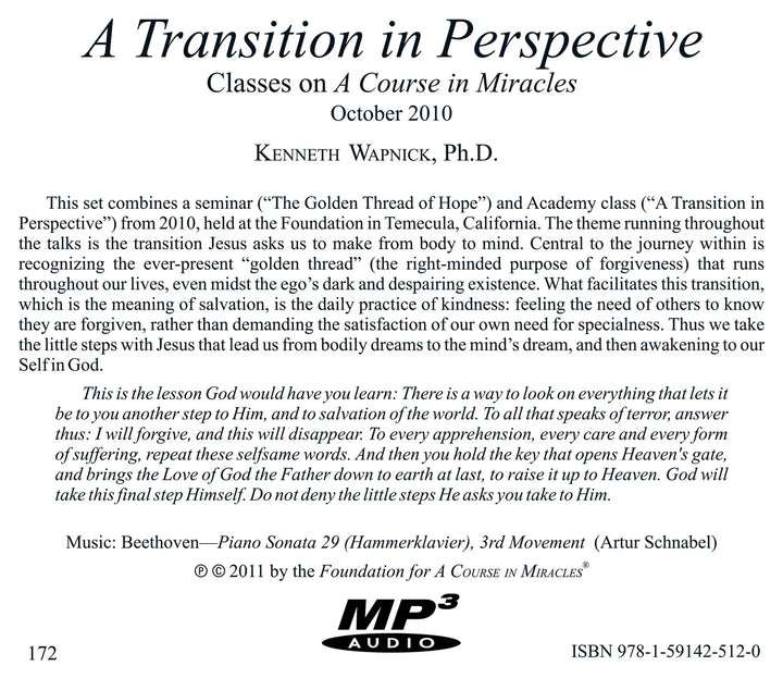 "A Transition in Perspective" [MP3]