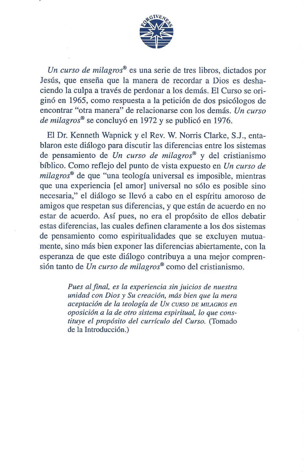 "Un curso en milagros" y el cristianismo: Un diálogo [ES BOOK]