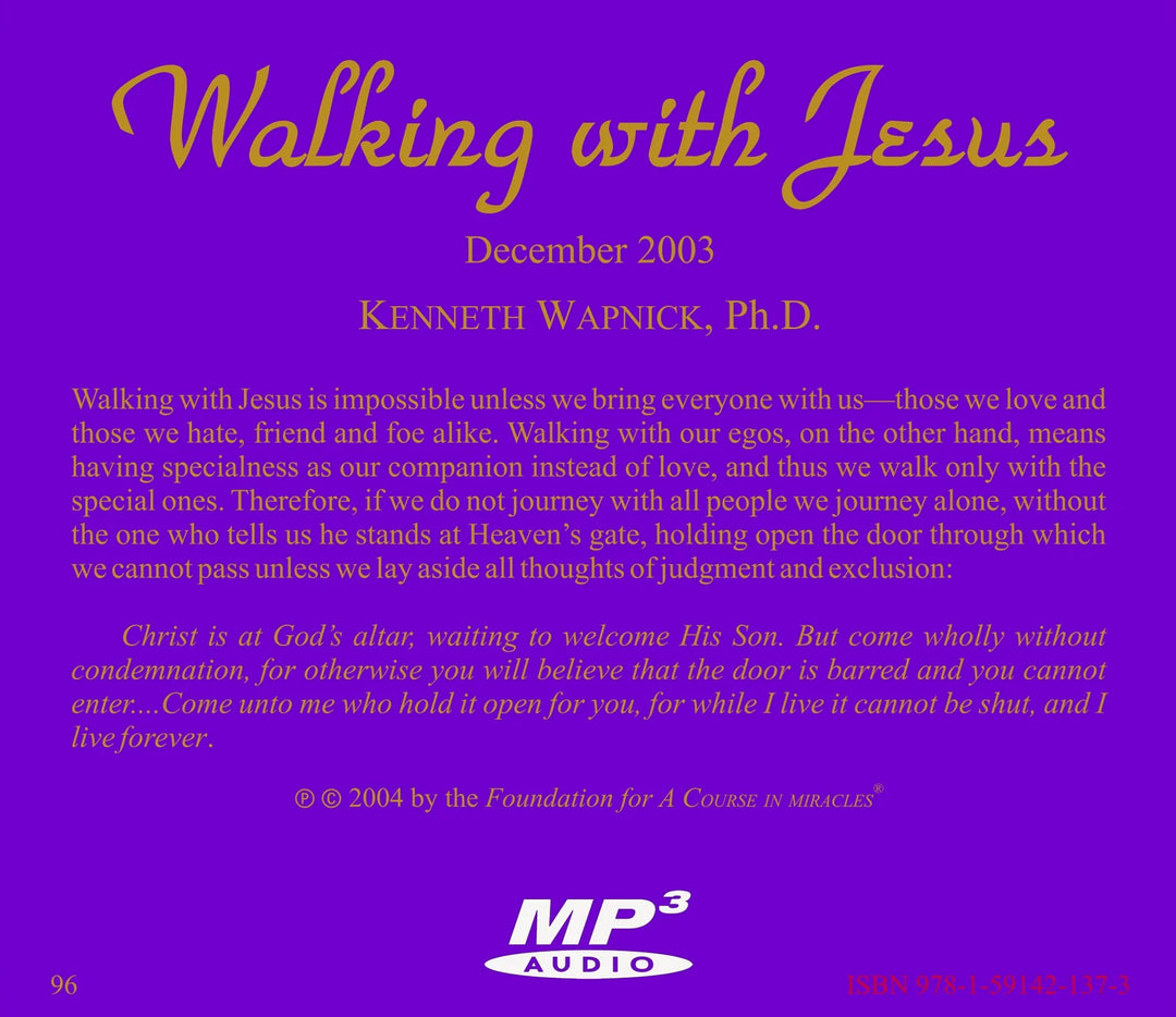 Walking with Jesus [MP3]