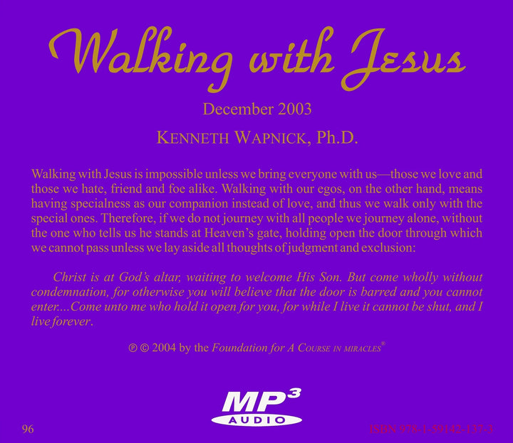 Walking with Jesus [MP3]