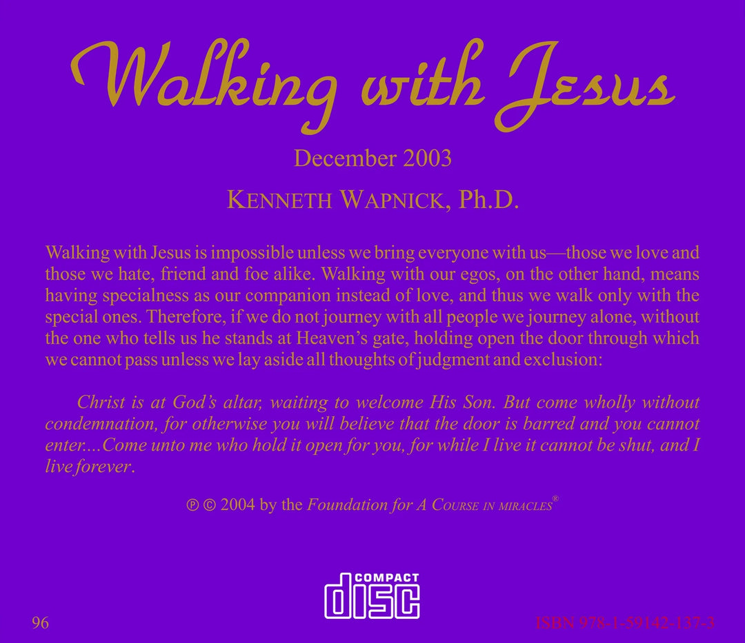 Walking with Jesus [CD]