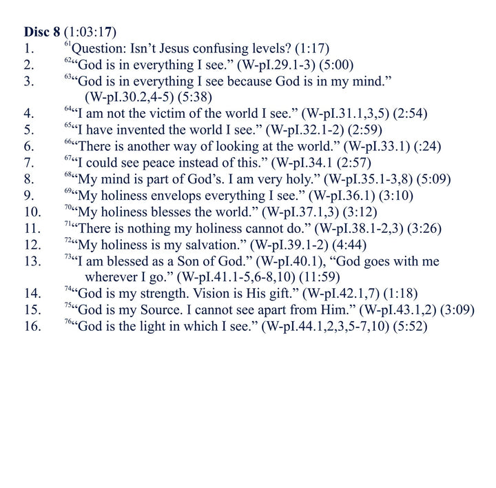 The Workbook of "A Course in Miracles": Its Place in the Curriculum - Theory and Practice [MP3]