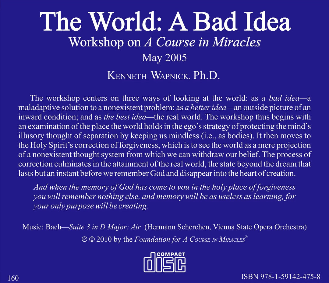 The World: A Bad Idea [CD]
