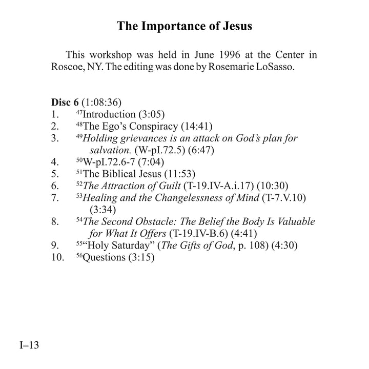 Jesus: Songs of Gratitude and Love [MP3]
