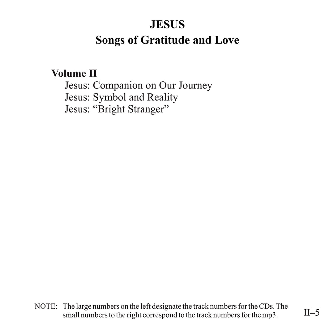 Jesus: Songs of Gratitude and Love [MP3]