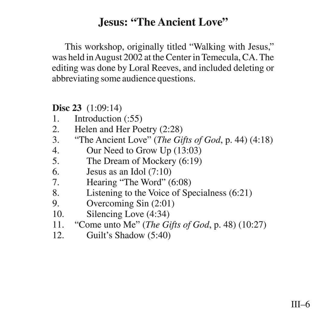 Jesus: Songs of Gratitude and Love [MP3]