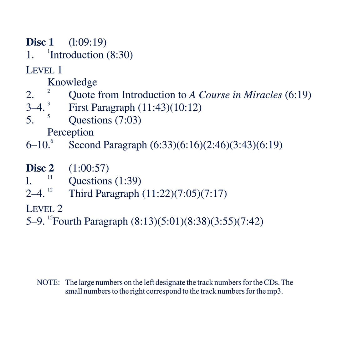 "What It Says": From the Preface of "A Course in Miracles" [MP3]