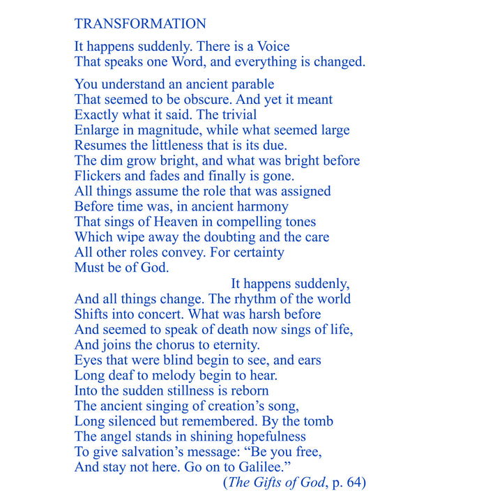 Transformation: The Journey through Form to Formlessness [MP3]