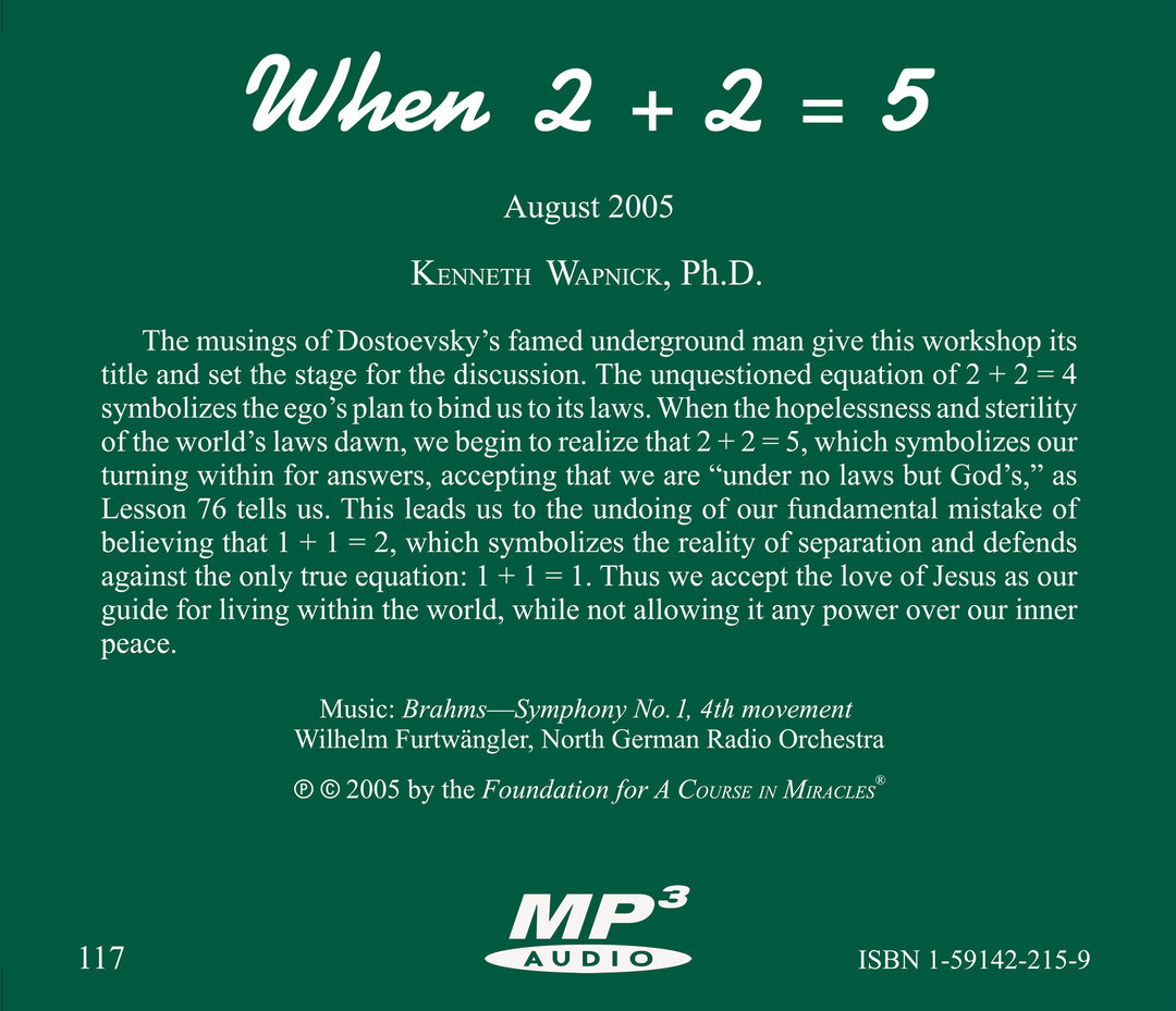 When 2 + 2 = 5: Reflecting Love in a Loveless World [MP3]