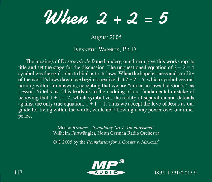 When 2 + 2 = 5: Reflecting Love in a Loveless World [MP3]