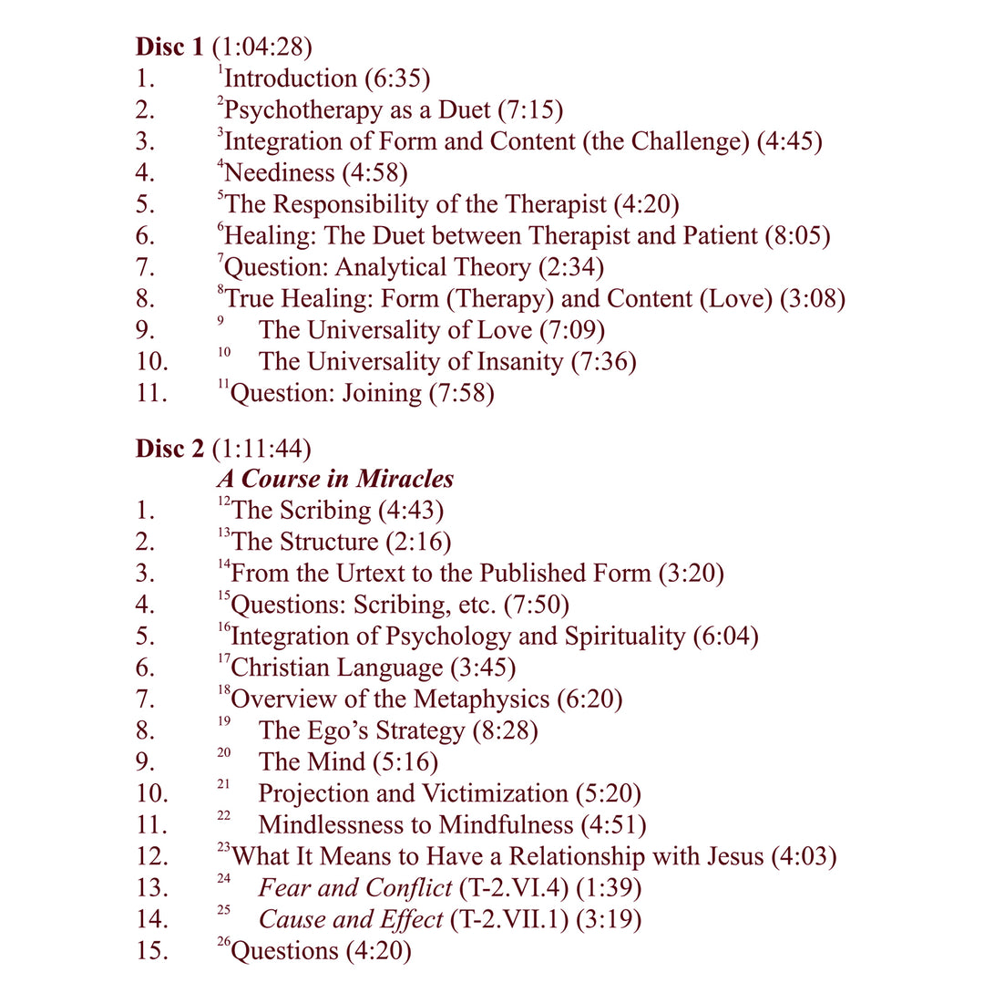 Psychotherapy and Healing [MP3]
