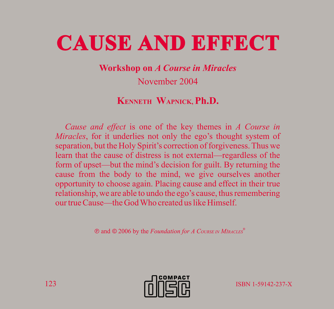 Cause and Effect [CD]