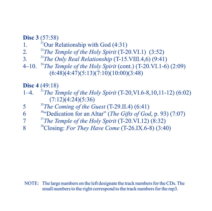 The Temple of the Holy Spirit [CD]