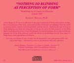 "Nothing So Blinding As Perception of Form" [CD]