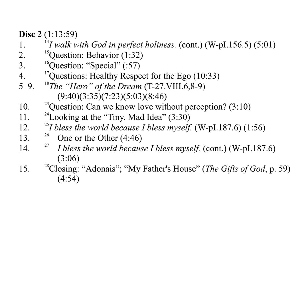"A Light of Laughing Flowers": An Advanced Teacher of God [MP3]