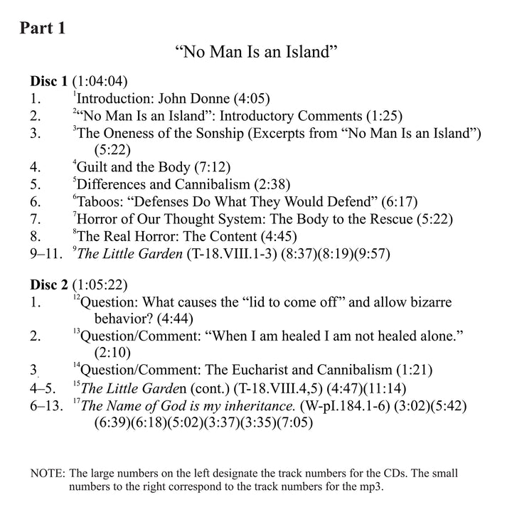 "No Man Is an Island": Our Common Purpose [MP3]