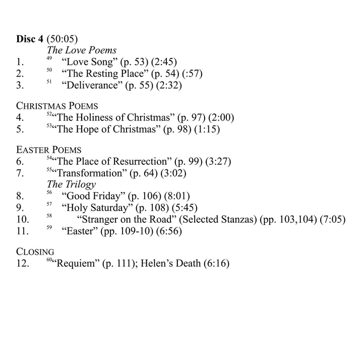 "The Gifts of God": The Poetry of Helen Schucman [CD]