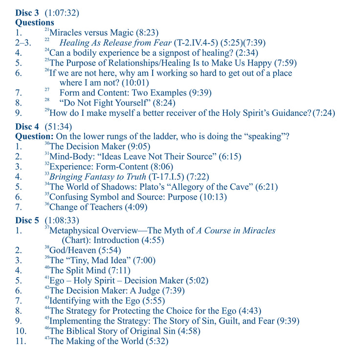 The Pathway of "A Course in Miracles": From Spirituality to Mysticism [MP3]