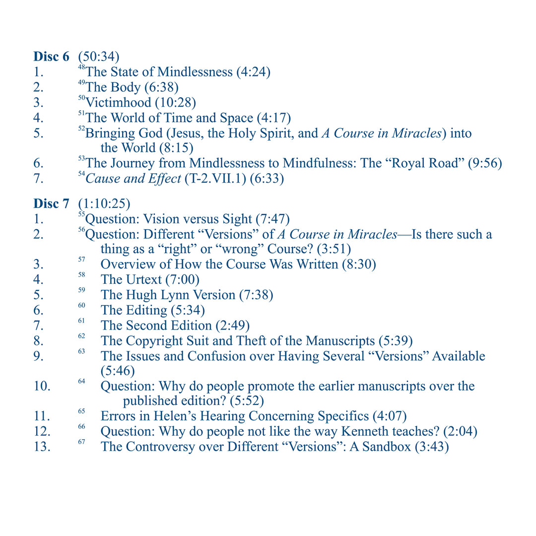 The Pathway of "A Course in Miracles": From Spirituality to Mysticism [MP3]