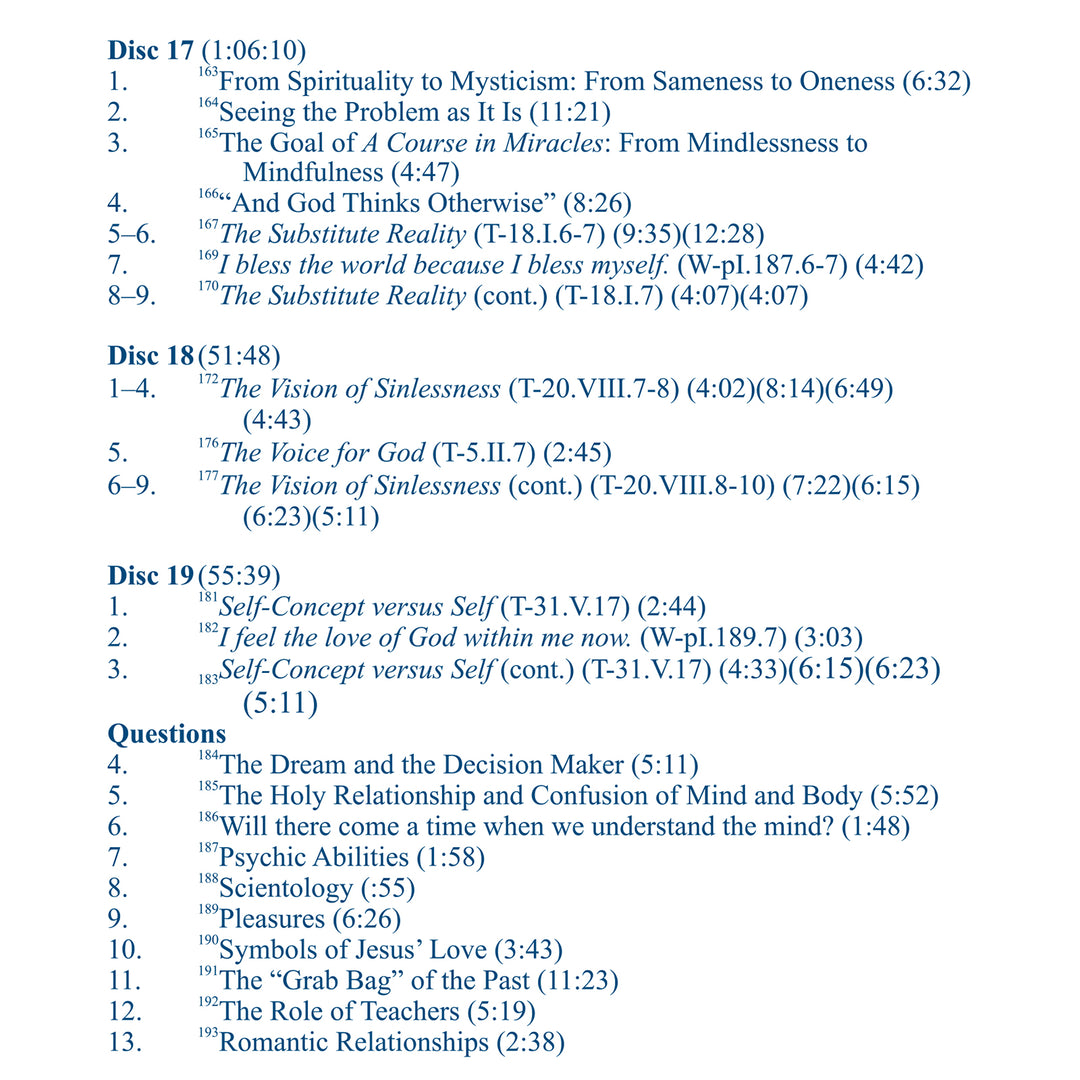 The Pathway of "A Course in Miracles": From Spirituality to Mysticism [MP3]