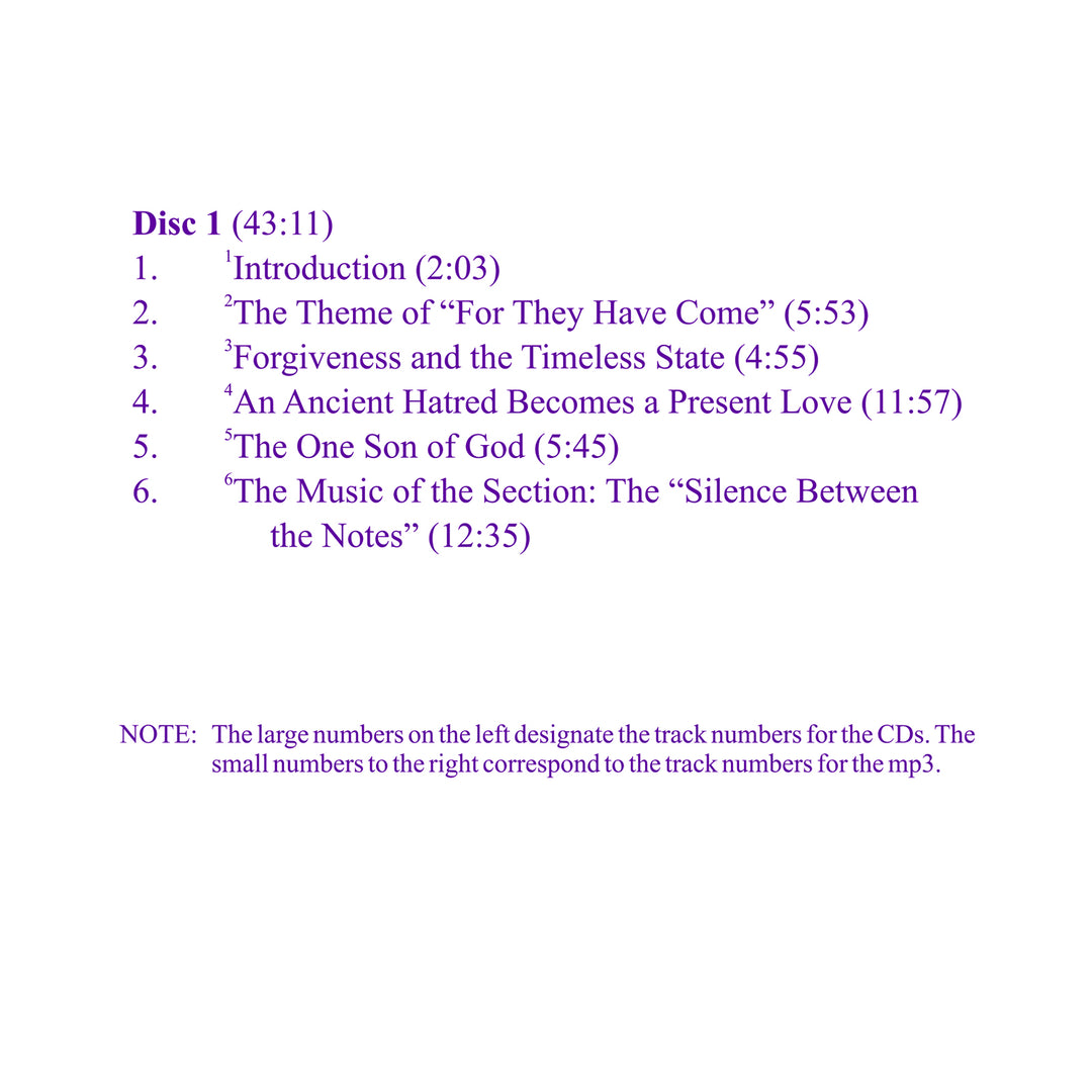 For They Have Come: An Ancient Hatred Becomes a Present Love [CD]