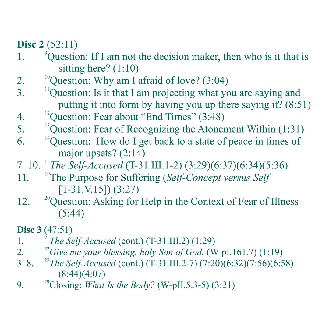 The Self-Accused: Freedom from Guilt [MP3]