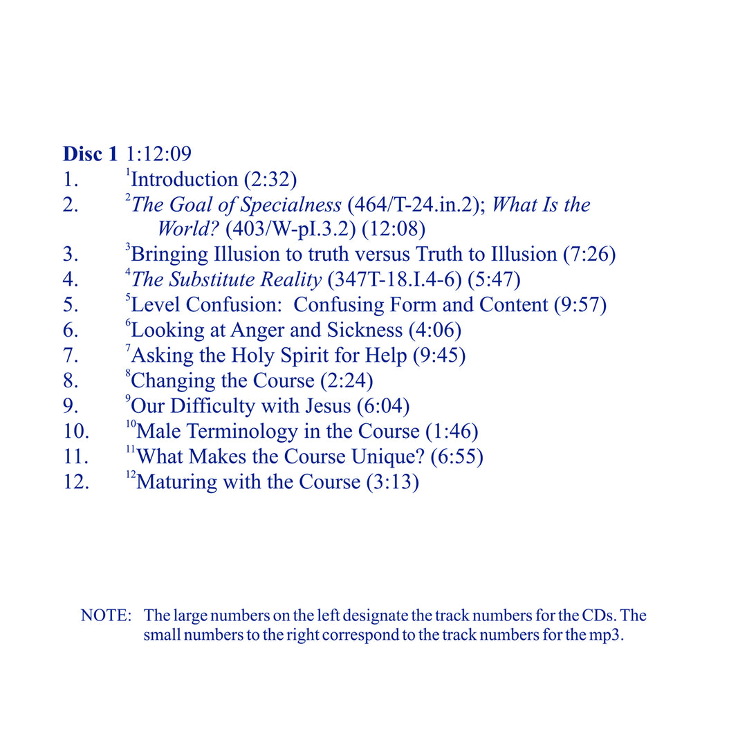 Seek Not to Change the Course [MP3]