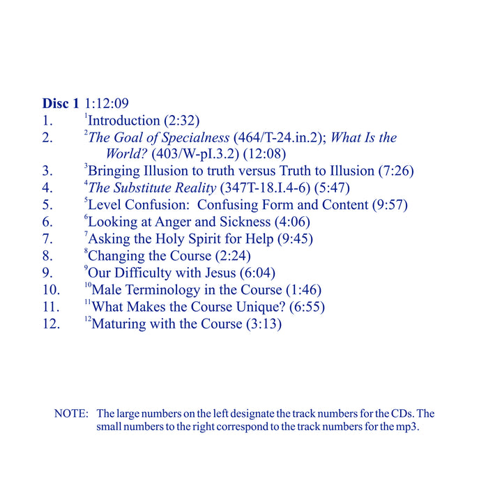 Seek Not to Change the Course [MP3]