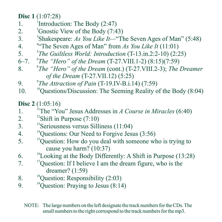 "The Seven Ages of Man": The Ego in Action [CD]