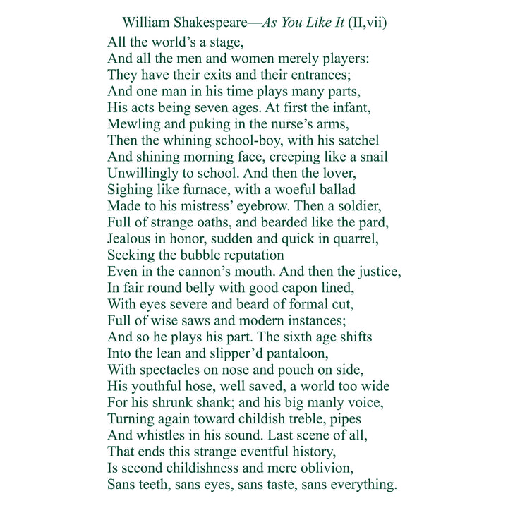 "The Seven Ages of Man": The Ego in Action [MP3]