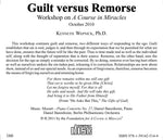Guilt versus Remorse [CD]