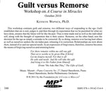Guilt versus Remorse [MP3]