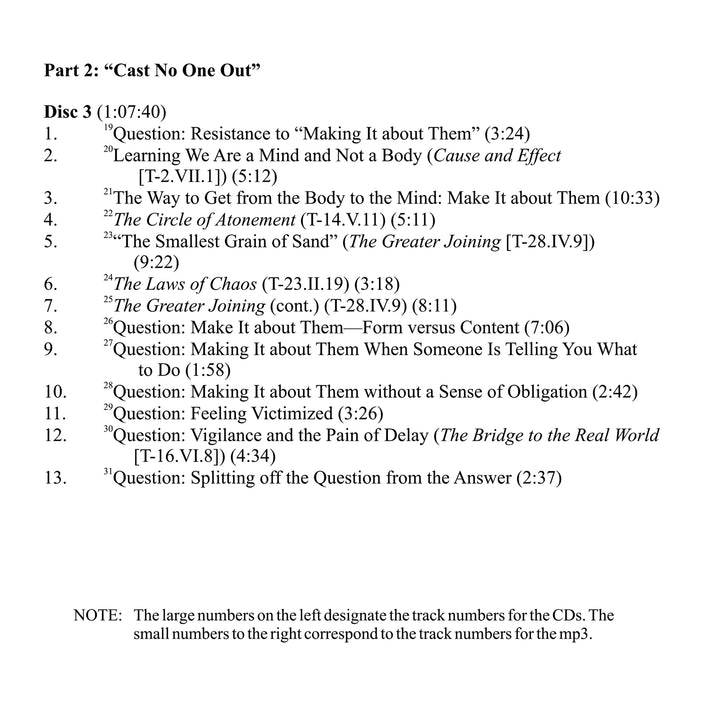 "Cast No One Out": Making It about Them [MP3]