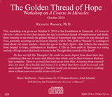 The Golden Thread of Hope [CD]