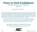 "Peace to Such Foolishness!" [MP3]