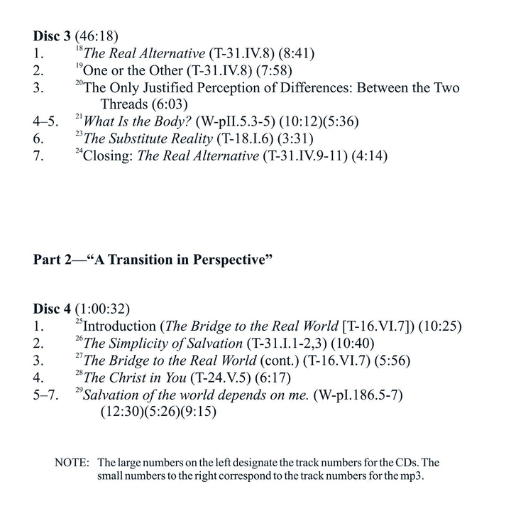 "A Transition in Perspective" [MP3]