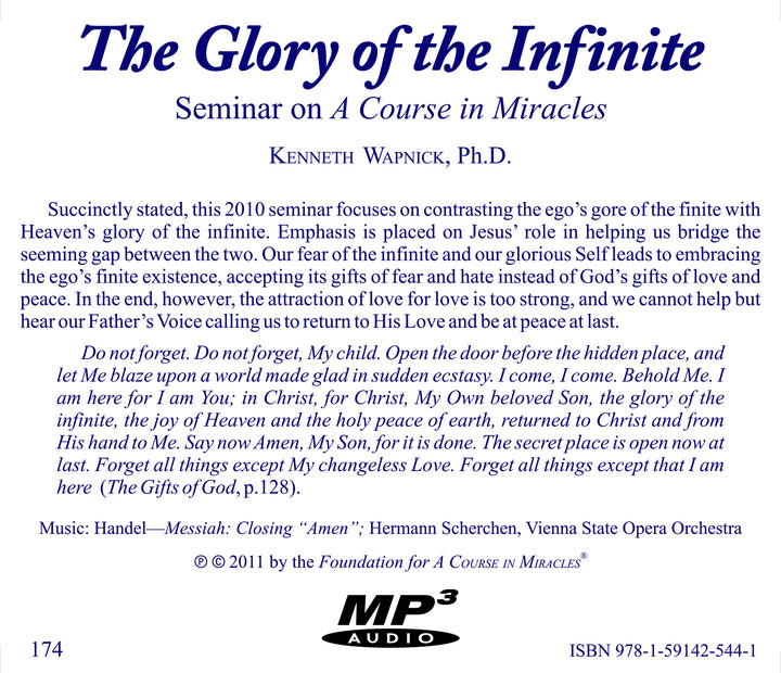 The Glory of the Infinite [MP3]