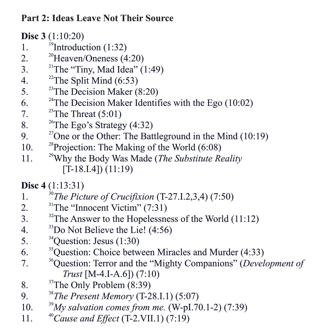 Ideas Leave Not Their Source [CD]
