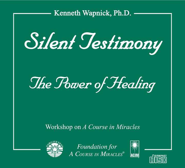 "Silent Testimony": The Power of Healing [CD]