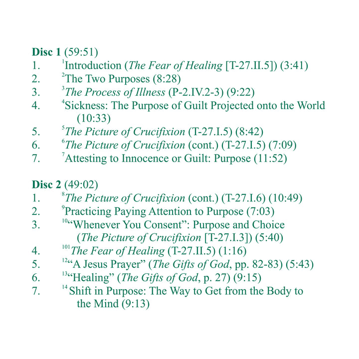 "Silent Testimony": The Power of Healing [MP3]