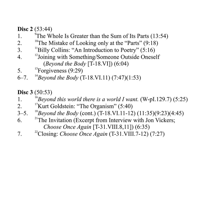 "A Course in Miracles" as a Work of Art: Hearing and Reading Its Message [MP3]
