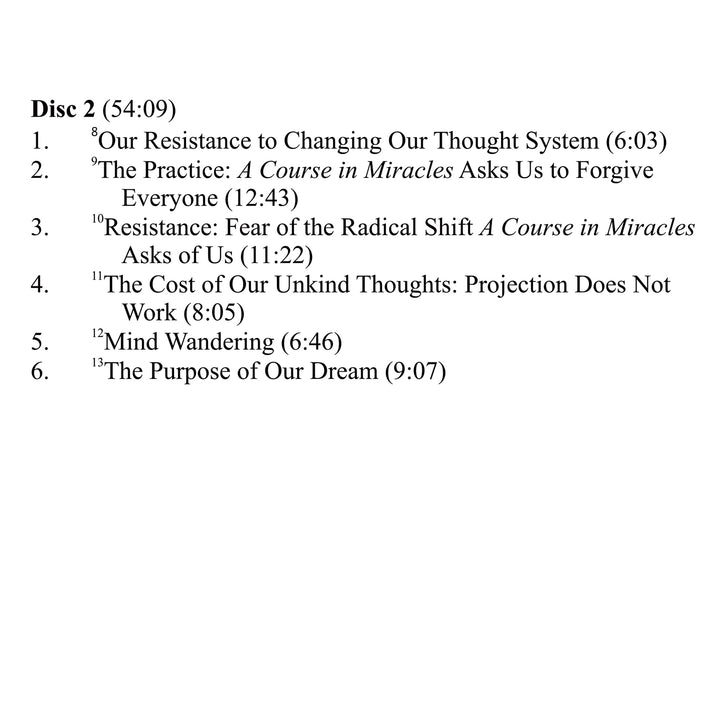The Significance of "A Course in Miracles": A Freudian Vedanta [MP3]