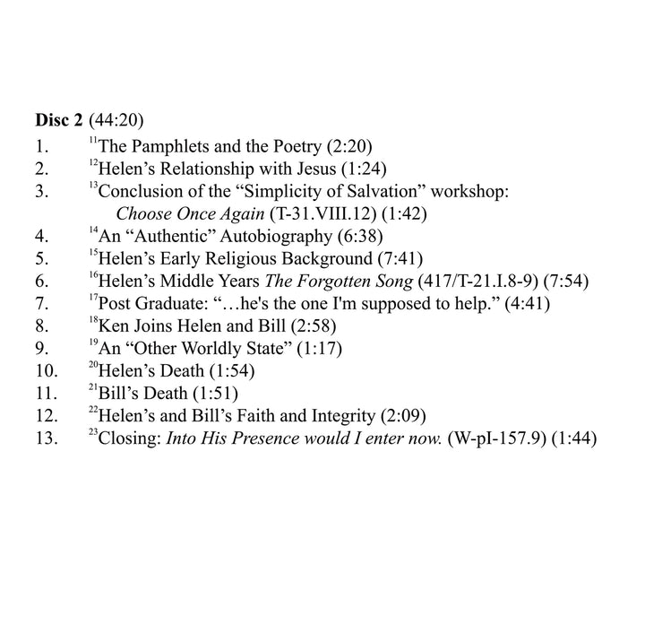 The Origin of "A Course in Miracles" [MP3]