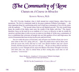 The Community of Love [CD]
