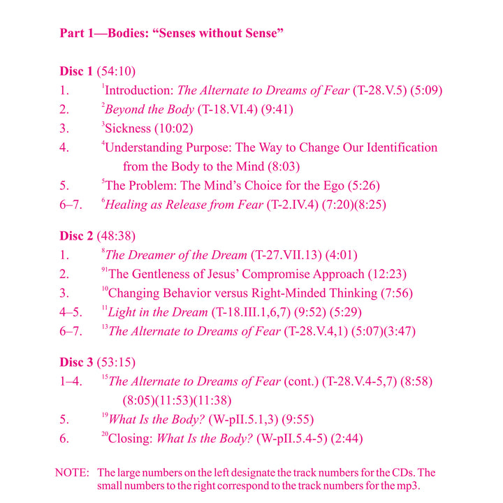 The Loving Use of the Body [CD]