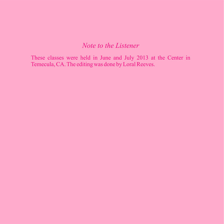 The Loving Use of the Body [CD]